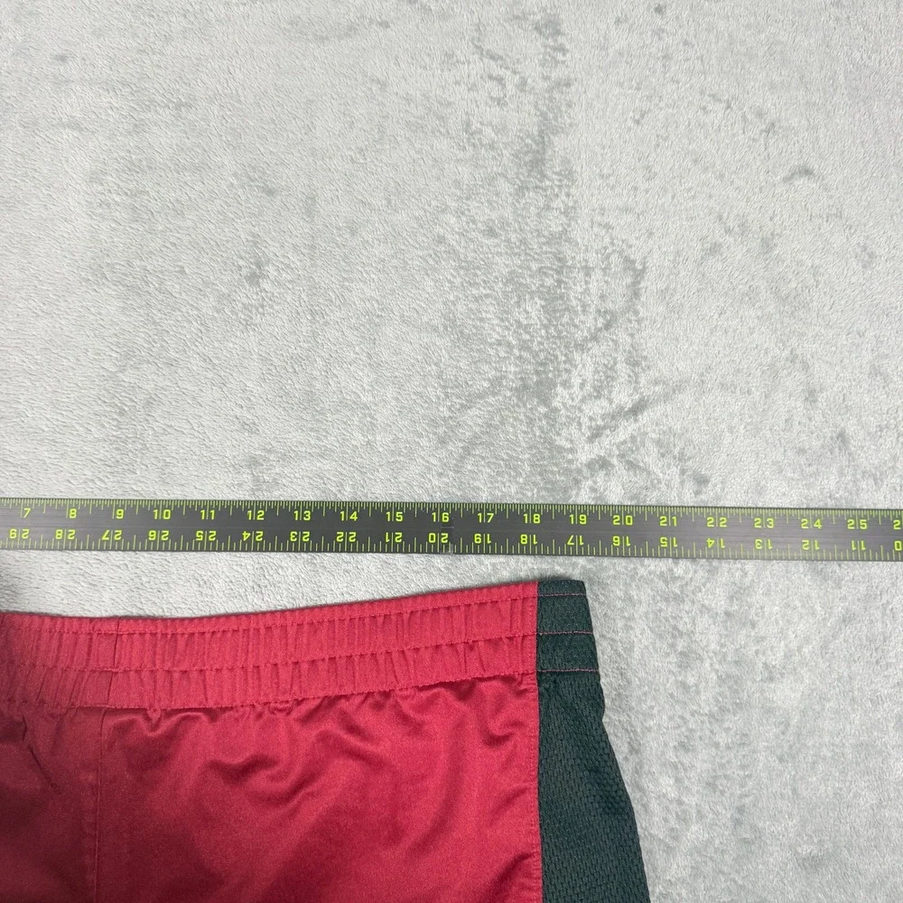 Jordan Mens Large Athletic Shorts Red Black White Colorblock